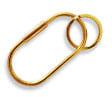 Gold Key Ring